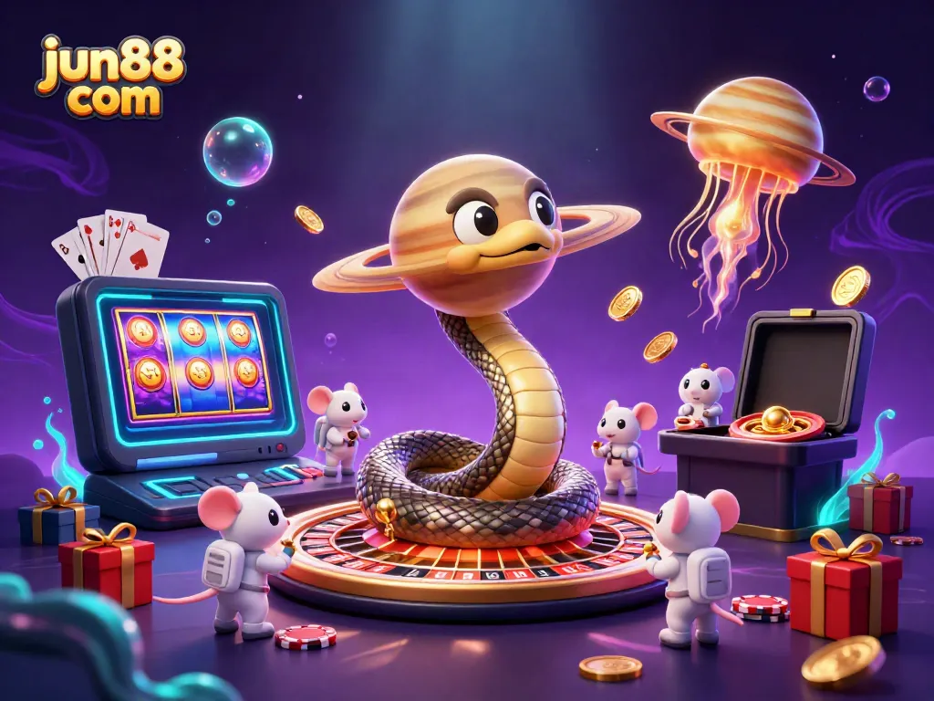 Engage in thrilling gameplay at jun88 com with vibrant slots and cosmic casino elements.