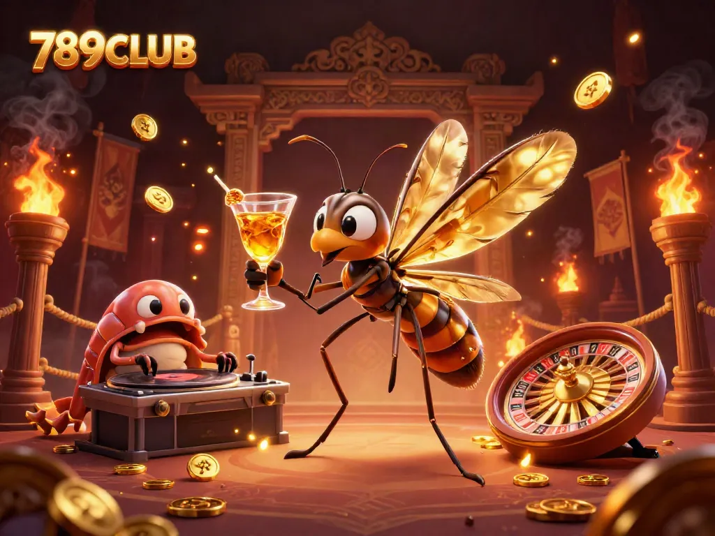 Engage with thrilling gaming at 789CLUB with unique casino characters and elements.